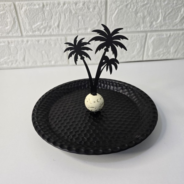 SUPPORT FORME PALMIER POUR RAMADAN NOIR PETIT MODEL