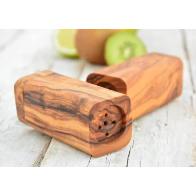 SALIÈRE OU POIVRIÈRE EN BOIS D'OLIVIER KOW - 2