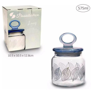 BOCAL EN VERRE AVEC COUVERCLE HERMETIQUE DESIGN FEUILLES 575ML PASABAHCE pasabahce - 5