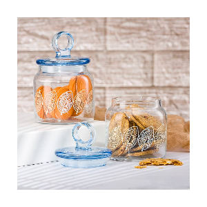 BOCAL EN VERRE AVEC COUVERCLE HERMETIQUE DESIGN FEUILLES 575ML PASABAHCE pasabahce - 3