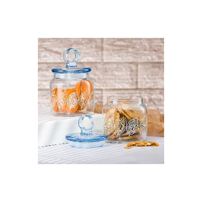 BOCAL EN VERRE AVEC COUVERCLE HERMETIQUE DESIGN FEUILLES 575ML PASABAHCE pasabahce - 3