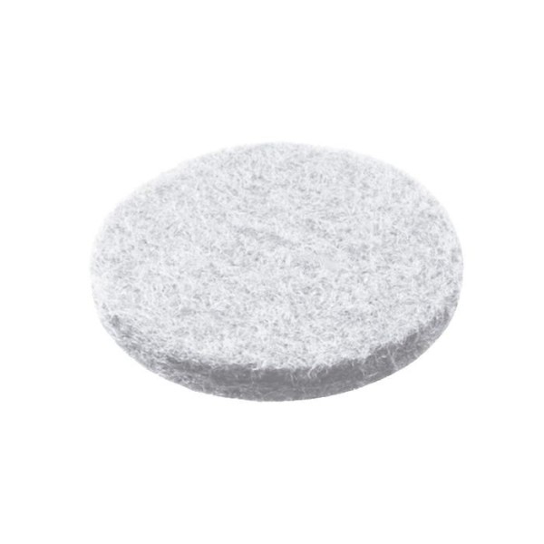 LOT DE 12 PATINS FEUTRE ADHÉSIF BLANC RONDS Ø18MM AMIG