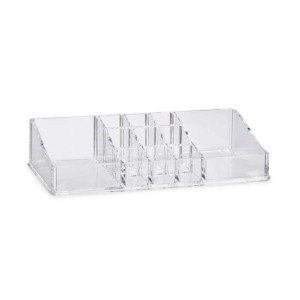 ORGANISATEUR DE MAQUILLAGE ACRYLIQUE TRANSPARENT 11 COMPARTIMENTS BERILO BERILO - 2