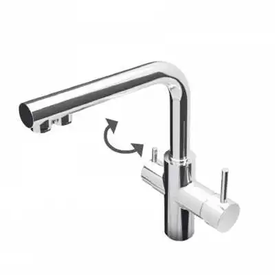 MITIGEUR ÉVIER 3 ENTRÉES CHROMÉ SAP - 1