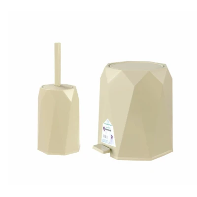 ENSEMBLE DIAMANT POUBELLE 5L ET BROSSE WC SOTUFAB PLAST SOTUFAB PLAST - 6