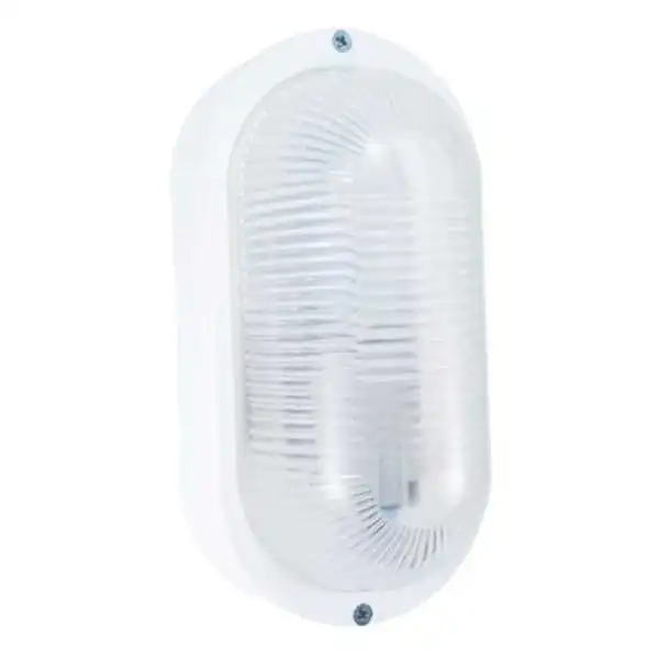 APPLIQUE HUBLOT OVALE 60W E27 BLANC STIEL