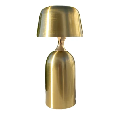 LAMPE DE TABLE LED MODERNE RECHARGEABLE GOLD H25CM, LAMPE DE CHEVET  - 3