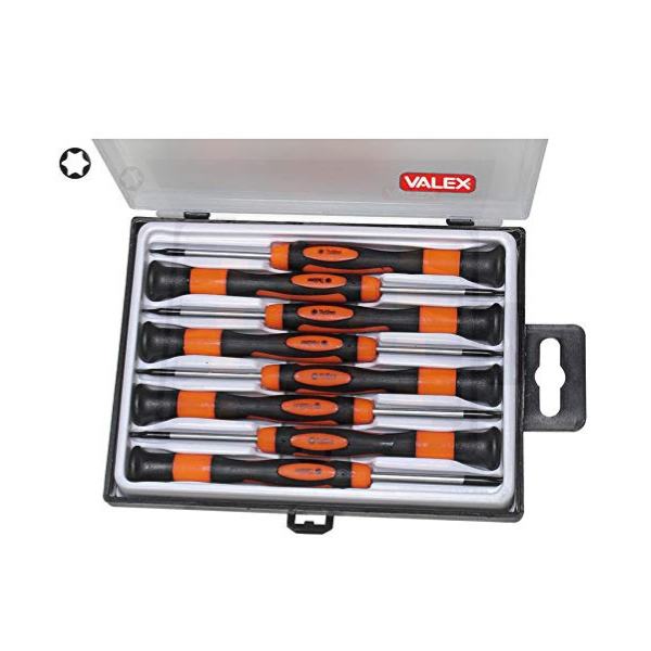 JEU DE 8 TOURNEVIS DE PRÉCISION TORX T5-T20 VALEX