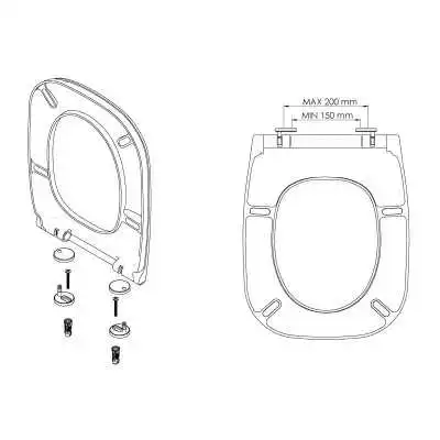 ABATTANT SOFT CLOSE DECLIPSABLE PALMA "CARRÉ" EJIM EJIM - 3 ABATTANT SOFT CLOSE DECLIPSABLE PALMA "CARRÉ" EJIM EJIM - 3
