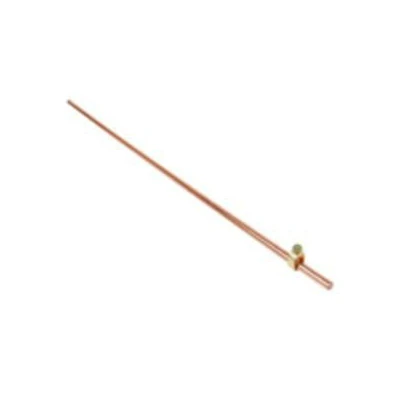 PIQUET DE TERRE EN ACIER CUIVRÉ DE 1.5M + COSSE - 1