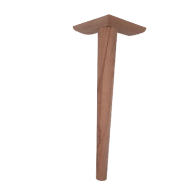 PIED DE MEUBLE EN BOIS FORME CONIQUE HAUTEUR 55CM - 1