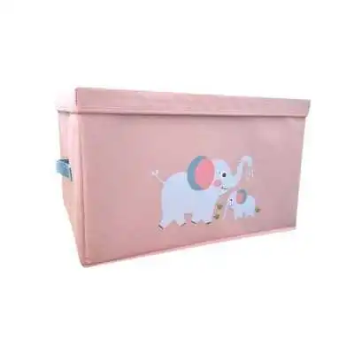 BOITE DE RANGEMENT MOYEN MODÈLE POUR ENFANT PLIABLE AVEC COUVERCLE - 1
