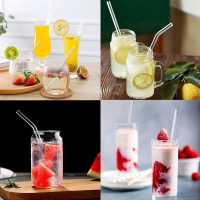 LOT DE 4 PAILLES EN VERRE AVEC GOUPILLON  - 4 LOT DE 4 PAILLES EN VERRE AVEC GOUPILLON  - 4