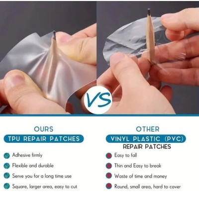 LOT DE 8 PATCHS DE RÉPARATION POUR OBJETS GONFLABLES BOSS TAPE  - 3 LOT DE 8 PATCHS DE RÉPARATION POUR OBJETS GONFLABLES BOSS TAPE  - 3