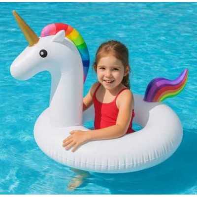 BOUÉE GONFLABLE LICORNE Ø50CM  - 2
