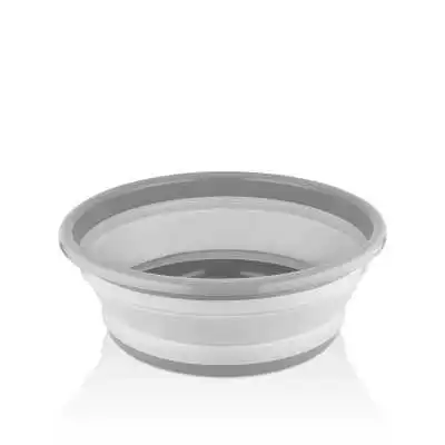 BASSINE PLIABLE RONDE 9L EN PLASTIQUE GRIS QLUX - 2 BASSINE PLIABLE RONDE 9L EN PLASTIQUE GRIS QLUX - 2