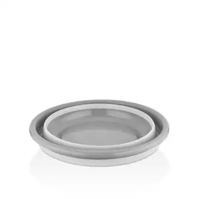 BASSINE PLIABLE RONDE 9L EN PLASTIQUE GRIS QLUX - 3 BASSINE PLIABLE RONDE 9L EN PLASTIQUE GRIS QLUX - 3