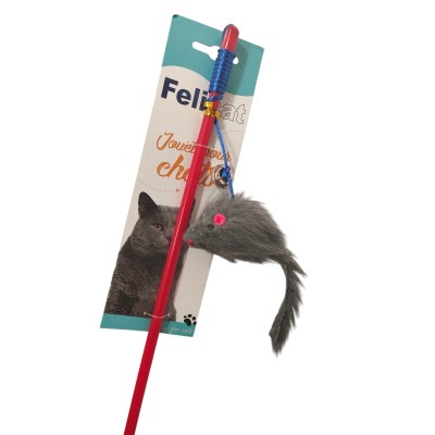 JOUET CANNE À PÊCHE POUR CHAT SOURIS FELICAN FELICAN - 4 JOUET CANNE À PÊCHE POUR CHAT SOURIS FELICAN FELICAN - 4