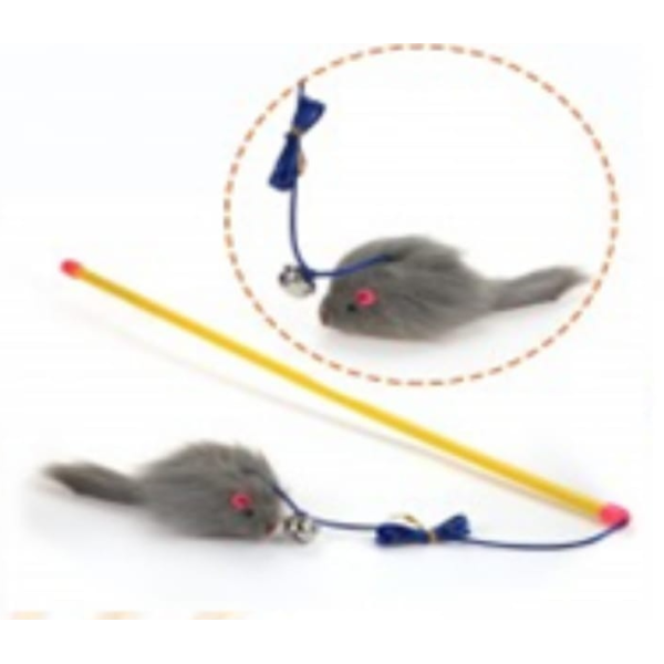 JOUET CANNE À PÊCHE POUR CHAT SOURIS FELICAN