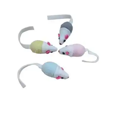 LOT DE 4 JOUETS DE SOURIS EN PELUCHE POUR CHAT FELICAN FELICAN - 2
