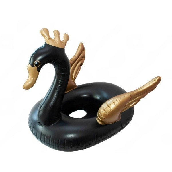 BOUÉE GONFLABLE CYGNE Ø50CM COULEURS