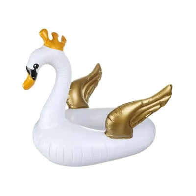 BOUÉE GONFLABLE CYGNE Ø50CM COULEURS  - 2