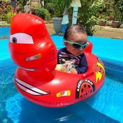 BOUÉE GONFLABLE TÊTE MOTIF Ø64CM COULEURS  - 3 BOUÉE GONFLABLE TÊTE MOTIF Ø64CM COULEURS  - 3