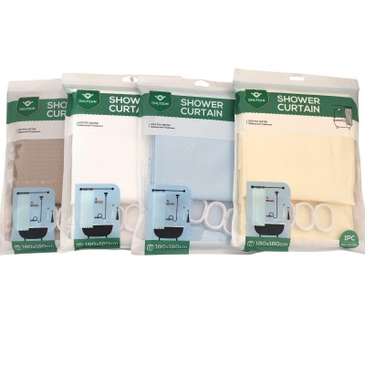 RIDEAU DE DOUCHE EN POLYESTER 180*180CM UNI ONLYSUN - 2 RIDEAU DE DOUCHE EN POLYESTER 180*180CM UNI ONLYSUN - 2