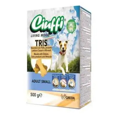 BISCUIT TRIS POUR CHIEN ADULT 500G CIUFFI GHEDA PETFOOD GHEDA PETFOOD - 1
