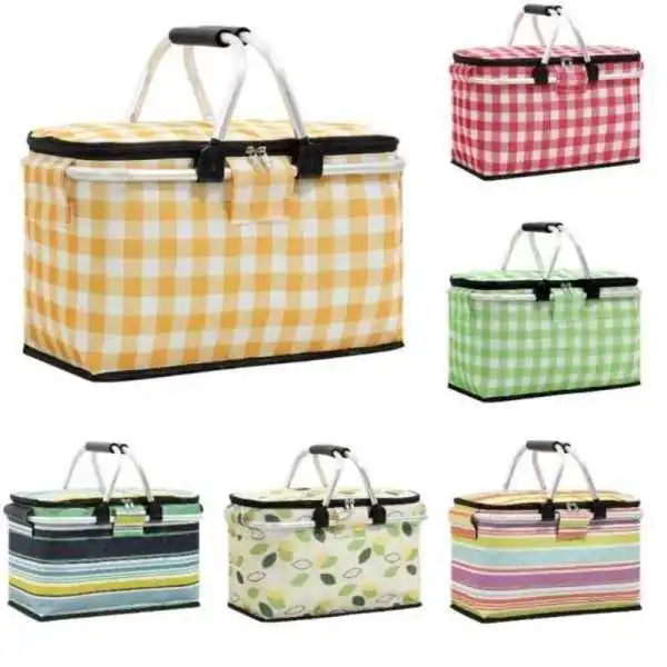 PANIER DE PIQUE-NIQUE ISOTHERME PLIABLE