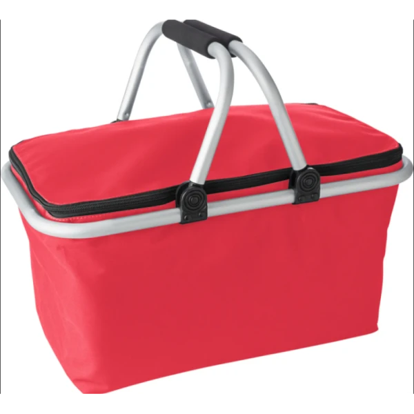 PANIER DE PIQUE-NIQUE ISOTHERME PLIABLE COULEUR UNIE