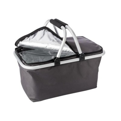 PANIER DE PIQUE-NIQUE ISOTHERME PLIABLE COULEUR UNIE  - 5