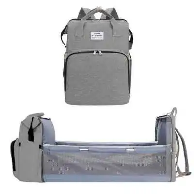 SAC À DOS À LANGER PORTABLE POUR BÉBÉ AVEC LIT INTÉGRÉ - 5