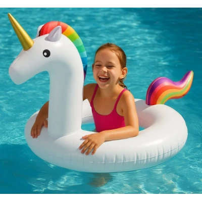 BOUÉE GONFLABLE GÉANTE LICORNE 175×120CM - 2