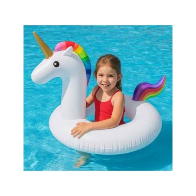 BOUÉE GONFLABLE GÉANTE LICORNE 175×120CM - 4 BOUÉE GONFLABLE GÉANTE LICORNE 175×120CM - 4