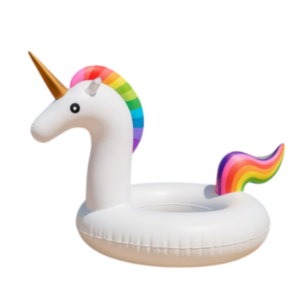 BOUÉE GONFLABLE GÉANTE LICORNE 175×120CM