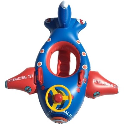 BOUÉE D’AVION GONFLABLE AVEC VOLANT 100*100CM COULEURS  - 6 BOUÉE D’AVION GONFLABLE AVEC VOLANT 100*100CM COULEURS  - 6