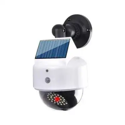 LAMPE SOLAIRE EXTÉRIEURE CAMÉRA FACTICE AVEC DÉTECTEUR DE MOUVEMENT - 1