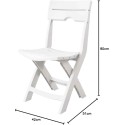 CHAISE PLIABLE FLORIDA BLANC SOFPINCE SOFPINCE - 2