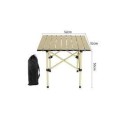 TABLE DE CAMPING PLIABLE EN MÉTAL CARRÉ  - 4
