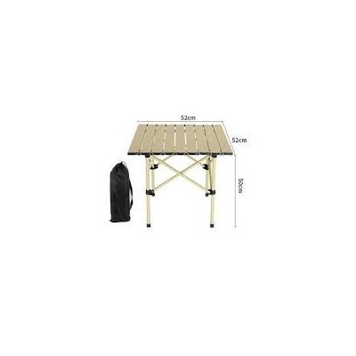 TABLE DE CAMPING PLIABLE EN MÉTAL CARRÉ  - 4