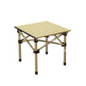 TABLE DE CAMPING PLIABLE EN MÉTAL CARRÉ  - 5