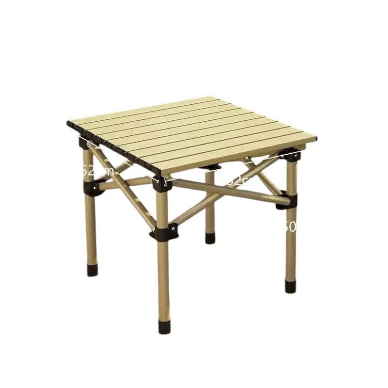 TABLE DE CAMPING PLIABLE EN MÉTAL CARRÉ - 5 TABLE DE CAMPING PLIABLE EN MÉTAL CARRÉ - 5