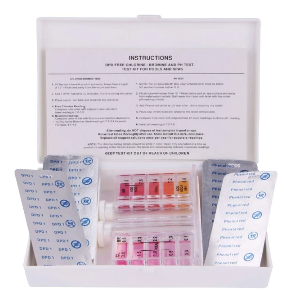 TESTEUR CHLORE ET PH AVEC 20 COMPRIMÉS DPD1 AP