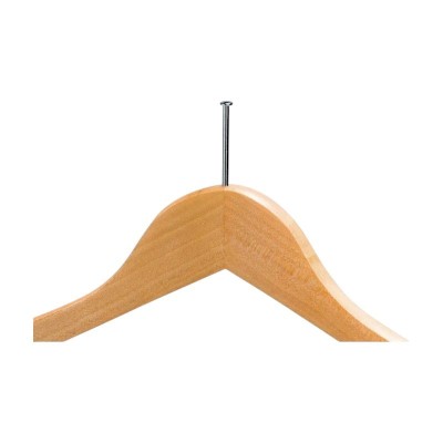 CINTRE ANTIVOL EN BOIS NATUREL  - 4 CINTRE ANTIVOL EN BOIS NATUREL  - 4