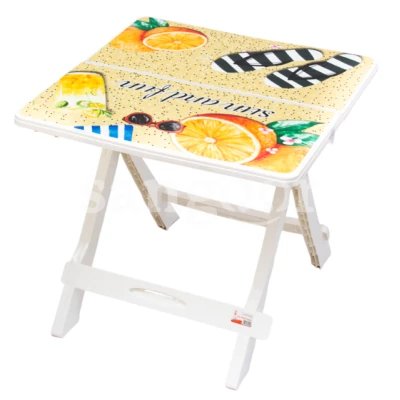 TABLE PLIANTE VALENTINA EN PLASTIQUE DÉCORE SOFPINCE SOFPINCE - 1