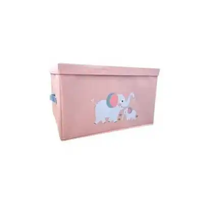 BOITE DE RANGEMENT POUR ENFANT PLIABLE GRAND MODELE AVEC COUVERCLE - 1