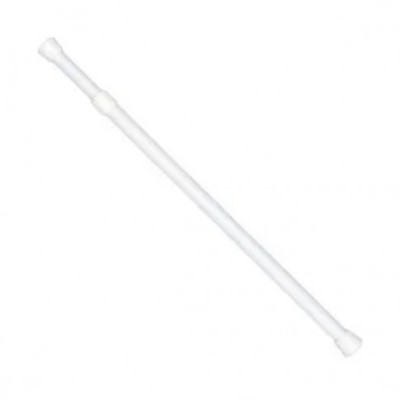 TRINGLE RIDEAU DE DOUCHE EXTENSIBLE BLANC140/260CM  - 1