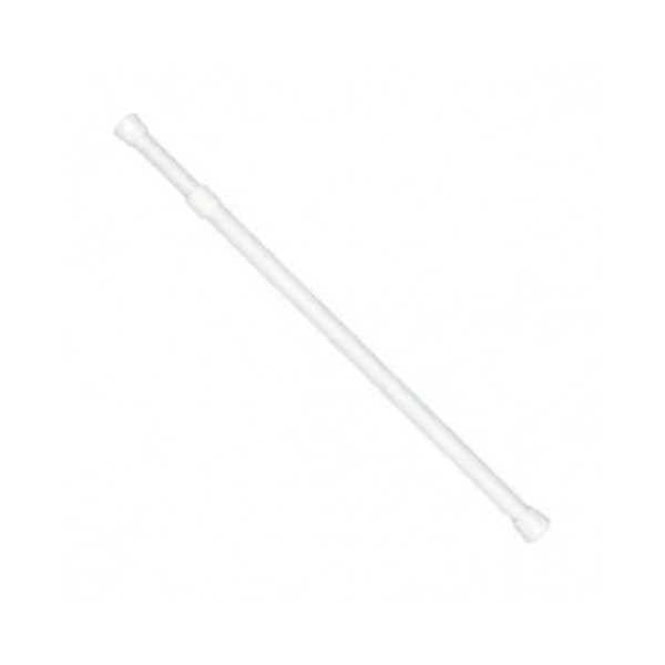 TRINGLE RIDEAU DE DOUCHE EXTENSIBLE BLANC140/260CM