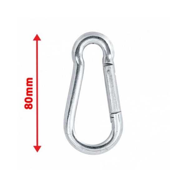 MOUSQUETON DE POMPIER 80MM